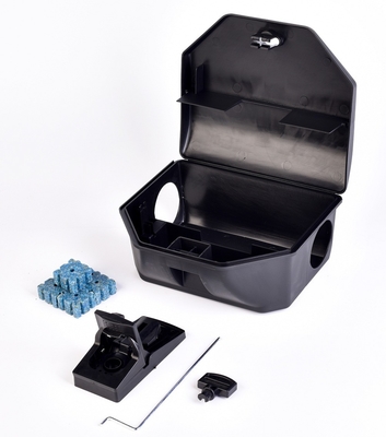 Καλή τιμή. Πολυλειτουργικό πλαστικό κουτί κλειδωτό ποντίκια ποντίκια παγίδα δόλωμα σταθμός με χώρο για την ελατήρια παγίδα και δόλωμα 262g σε απευθείας σύνδεση